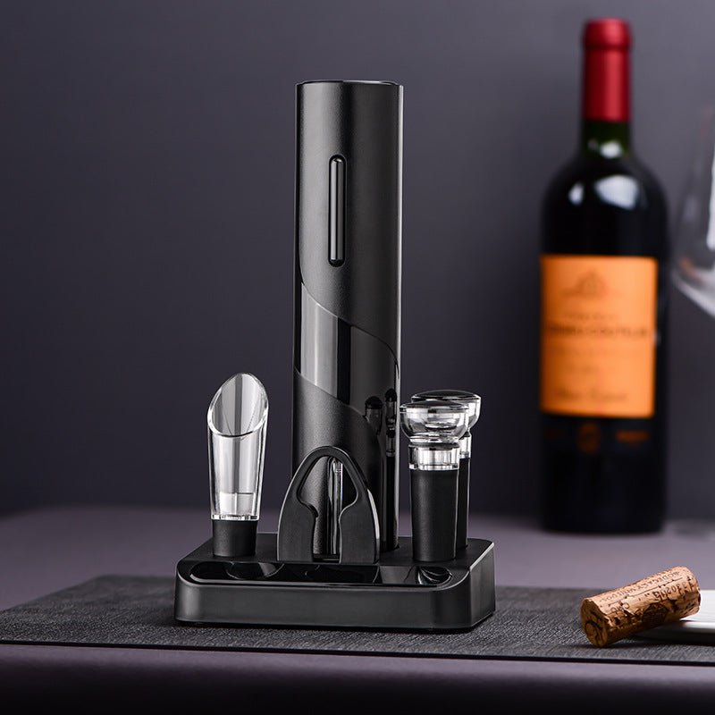 Electric Wine Bottle OpenerFEATURES:


Material: The Electric Wine Bottle Opener is constructed with high-quality ABS, a durable and lightweight material known for its impact resistance and loHome Gadgetsgadgets4cribsGadgets4CribsElectric Wine Bottle Opener