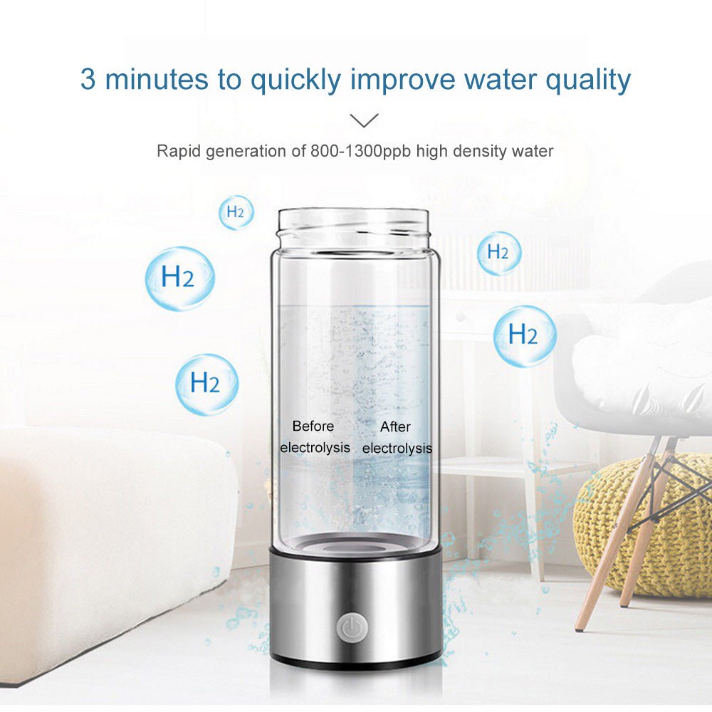 Hydrogen Water Generator Bottle - Gadgets4Cribs